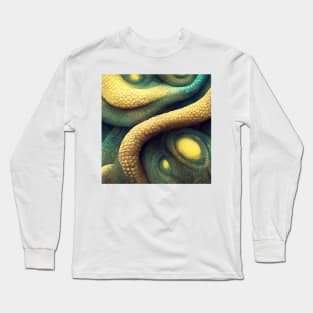 Snake skin texture Long Sleeve T-Shirt